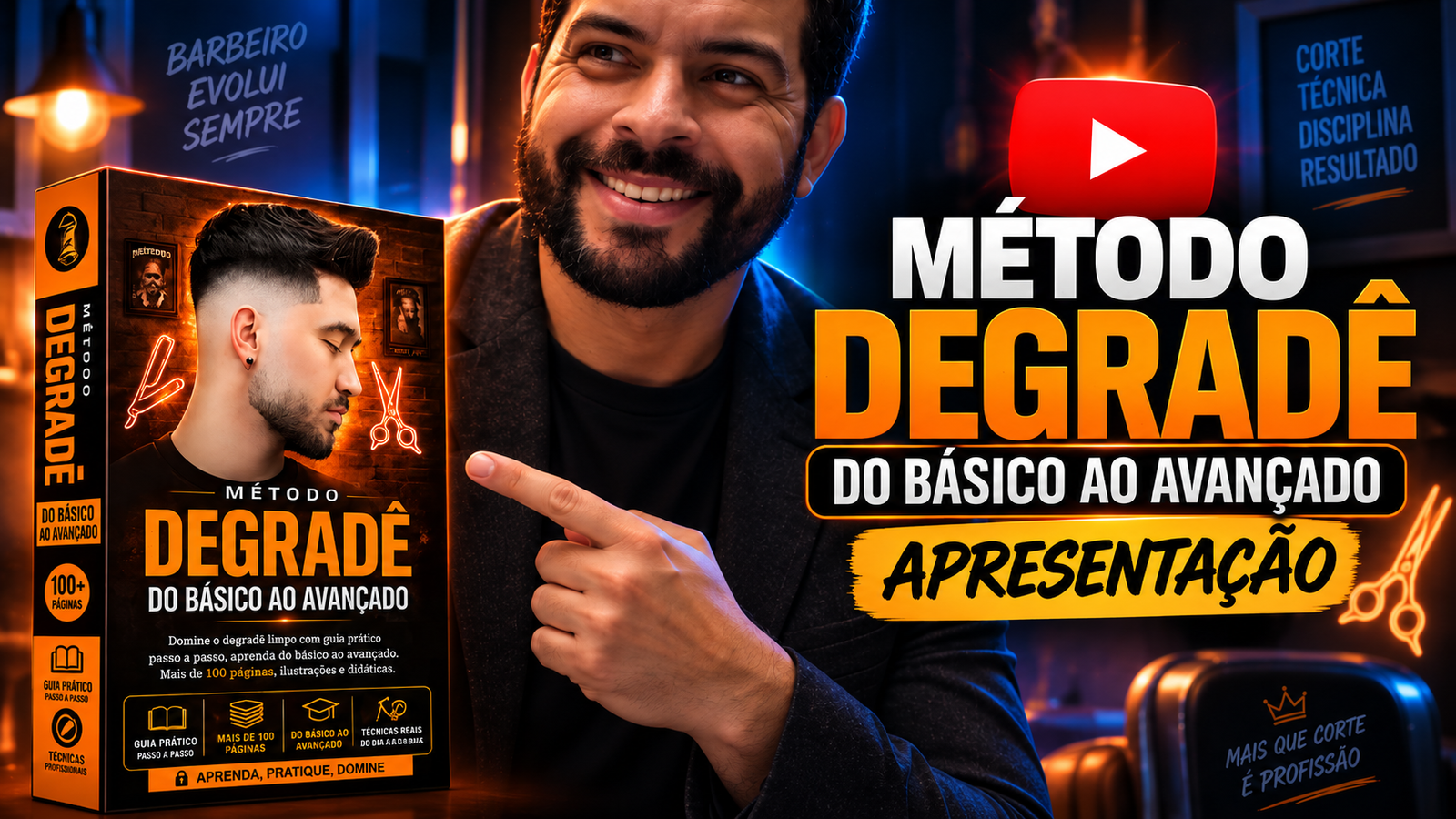 Capa do vídeo — Método Degradê do Básico ao Avançado